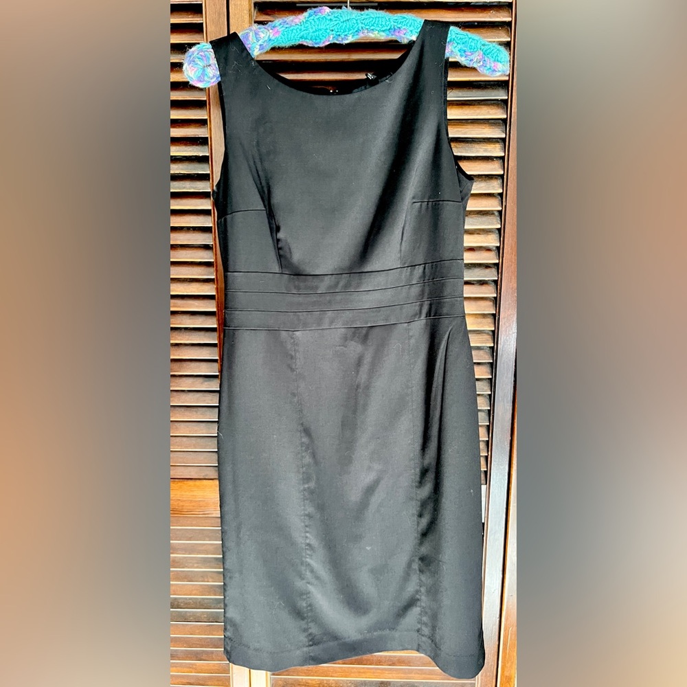 H&M Classic Black Dress Strapless Knee Length Size 12